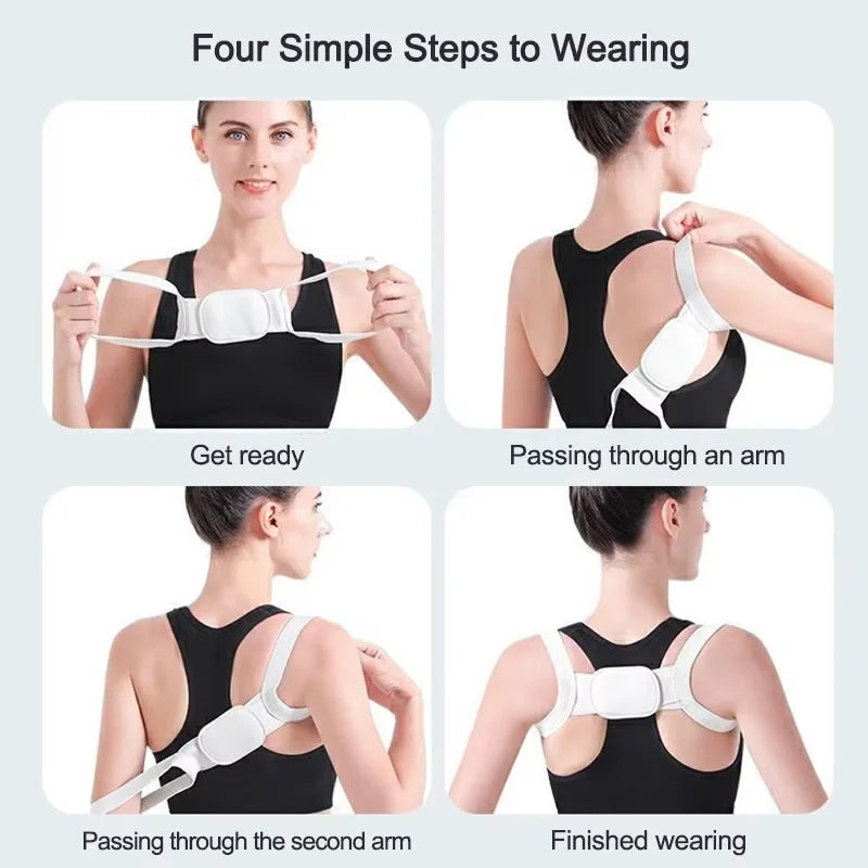 Adjustable Posture Corrector - Back & Shoulder Support Belt