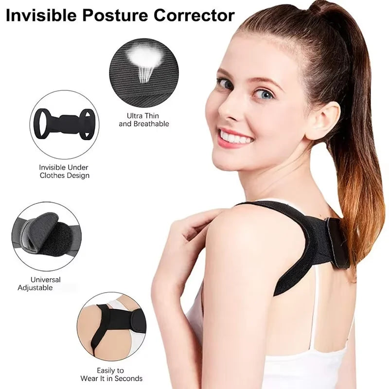 Adjustable Posture Corrector - Back & Shoulder Support Belt